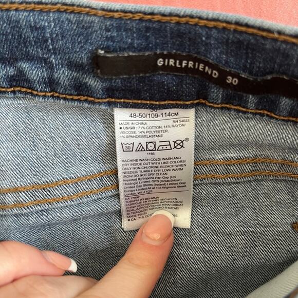 Banana Republic Girlfriend Jeans Size 30 - Picture 3 of 4